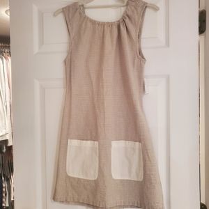 NWT UO Urban Outfitters gingham print mini dress size XS